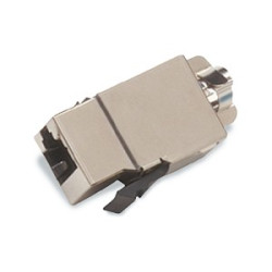 Модуль универсальный AMP, keystone, 1хRJ45, 180°, кат. 5е, экр., 1 шт, без пылезащитной крышки