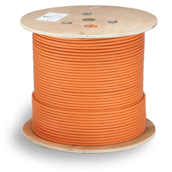 Кабель витая пара Nexans LANconnect/LANmark-5, F1/UTP, 4 пар., кат. 5e, 155МГц, D 6,2 мм , AWG24, LSZH, 1000м, катушка, цвет: оранжевый