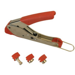 Инструмент опрессовочный для компрессионных разъемов Hyperline, F, BNC, RCA RG-59, RG-6, (HT-H518E201)