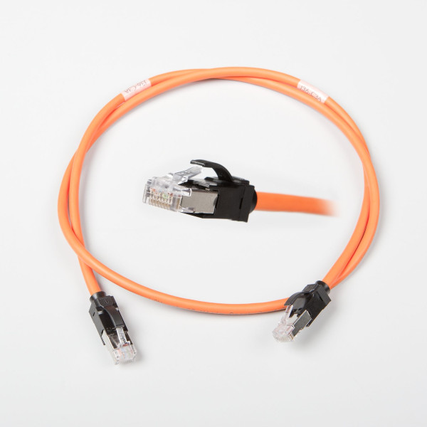 Шнур коммутационный Nexans LANmark-6 10G, экранированный, RJ45/RJ45, кат. 6, 500 МГц, LSZH, 3м, оранжевый