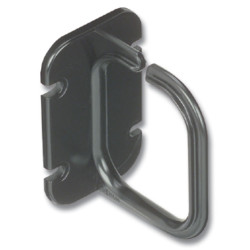 Держатель Siemon, 87х57х74 (ВхШхГ), для кабеля, цвет: чёрный