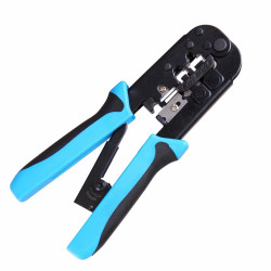 Инструмент для обжима проводников Proconnect, RJ-45 8P8C, RJ-12 6P6C, RJ-11 6P4C; 6P2C, RJ-10 4P4C, профессиональный, (12-3432-6)