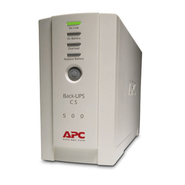 ИБП APC Back-UPS, 500ВА, линейно-интерактивные, напольный, 91х284х165 (ШхГхВ), 230V, однофазный, (BK500EI)