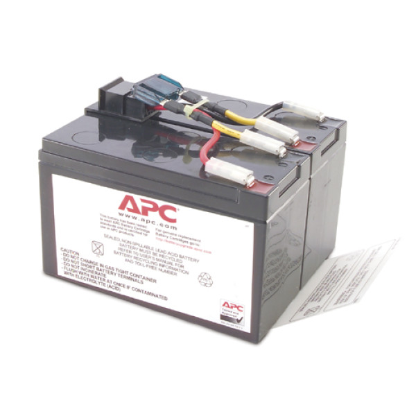 Аккумулятор для ИБП APC, 108х15х132 (ШхГхВ), свинцово-кислотный с загущенным электролитом, цвет: чёрный, (RBC48)