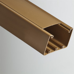 Кабель-канал Рувинил 100x60, перегородок 3, с крышкой, коричневый