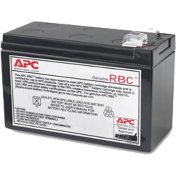 Аккумулятор для ИБП APC, 105х65х151 (ШхГхВ), свинцово-кислотный с загущенным электролитом, цвет: чёрный, (APCRBC110)