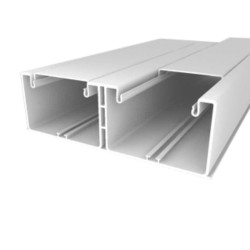 Кабель-канал Efapel Серия 16 155х50, перегородок 1, белый