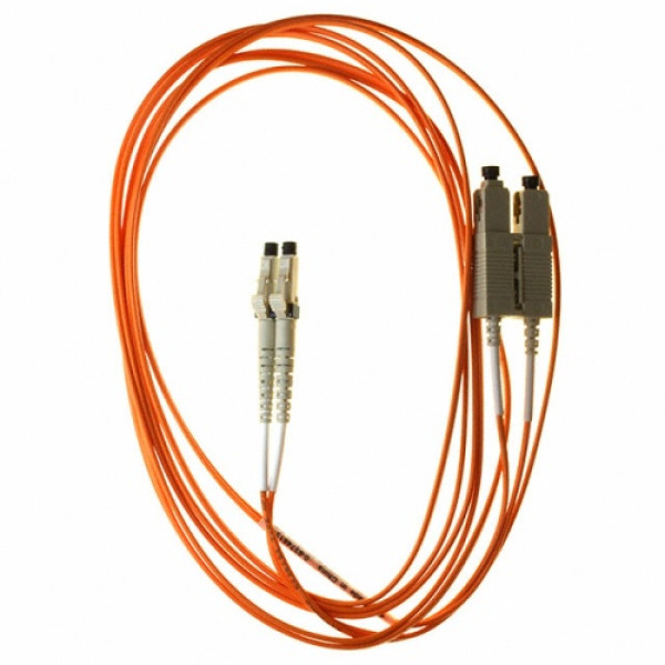 Коммутационный шнур оптический NTSS Tight Buffer, Duplex LC/SC, OM2 50/125, PVC, 5м, d мм, цвет: оранжевый