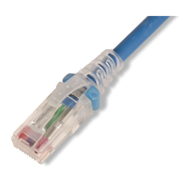 Шнур коммутационный Siemon, неэкранированный, RJ45/RJ45, кат. 6, LSZH, 2м, синий, (MC6-02M-06)