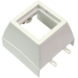 Суппорт Efapel Серия 10, фронтальный для мини-канала, ширина: 60, цвет: белый, для серии Q45