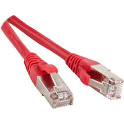 Шнур коммутационный Siemon, экранированный, RJ45/RJ45, кат. 5е, LSZH, 5м, красный, (MC5S-05M-03L)
