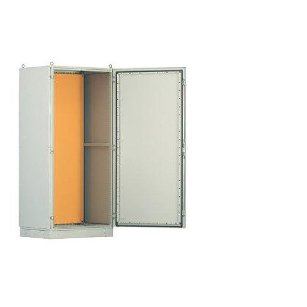 Шкаф электротехнический напольный Hyperline TEFL, IP55, 2000х600х400 (ВхШхГ), дверь: металл, цвет: серый, (TEFL-2064)
