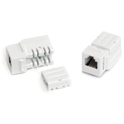 Модуль универсальный Hyperline, keystone, 1хRJ12, 90°, кат. 2, неэкр., 1 шт, цвет: белый, использовать инструмент типа ne-tool
