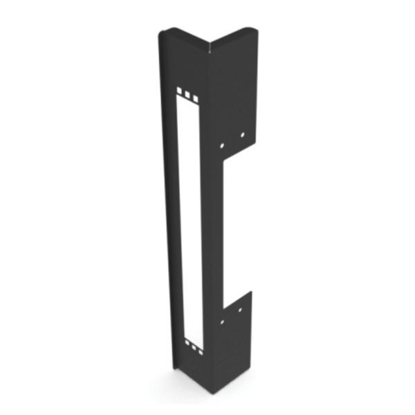 Фальш-панель Siemon, неперфорированная, 1HU, плоская, для шкафов VersaPOD, цвет: чёрный