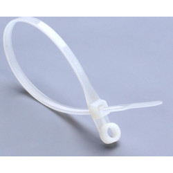 Стяжки кабельные KSS, 4,3х220 мм, 100 шт, цвет: белый