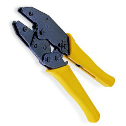 Инструмент для обжима проводников Hyperline, RG-58, 59, 62, профессиональный, без губок, храповый механизм, (HT-336FM)