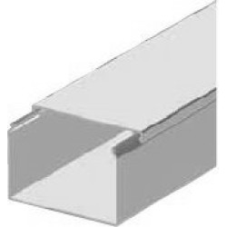 Кабель-канал Рувинил 80х40, без перегородок, с крышкой, белый