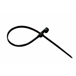 Стяжки кабельные под винт Rexant, неоткрываемые, 3,6х150 мм, 100 шт, цвет: чёрный