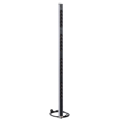 Блок силовых розеток Rem Rem-16, вертикальный, Shuko х 20, вход Schuko, шнур 3 м, 33U, 45х45х1420 (ШхГхВ), 16А, индикатор