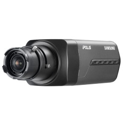 Сетевая IP видеокамера Samsung, корпусная, помещение, х16, матрица 1/3, цв:0,7 лк, ч/б:0,07 лк, цвет: серый, (SNB-7002P)