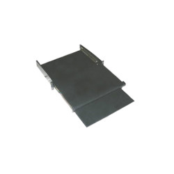 Полка клавиатурная TWT, неперфорированная, выдвижн., консольная, 2U, нагрузка до 20 кг, для шкафов и стоек, цвет: чёрный