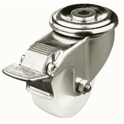 Ролики Zpas, с тормозом, нагрузка до 150 кг, для шкафов и стоек