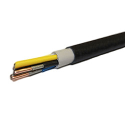 Кабель силовой Rexant, ВВГ-нг(А)-FRLS, 4 х 2,5мм?, PVC, цвет: чёрный