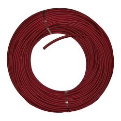 Кабель витая пара AMP, U/UTP, 4 пар., кат. 5е, d 5,1 мм , AWG24, PVC, 1000м, катушка, цвет: красный