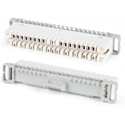 Плинт Hyperline, 10 пар., с размыкаемыми контактами, маркировка с 0