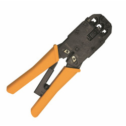 Инструмент для обжима проводников Proconnect, RJ-45 8P8C, RJ-12 6P6C, RJ-11 6P4C; 6P2C, RJ-10 4P4C, профессиональный, (12-3442-4)