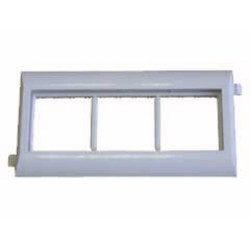 Суппорт Efapel Серия 10, 16, боковой для кабель-канала, ширина: 75, модулей: 3, цвет: белый