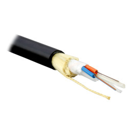 Кабель волоконно-оптический Teldor, Multi Tube, 8хОВ, OS2 9/125мм, PE, d 11,7, цвет: чёрный