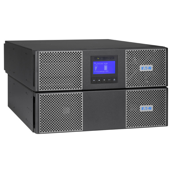 ИБП Eaton 9PX, 6000ВА, линейно-интерактивные, универсальный, 260х700х440 (ШхГхВ), 380V, 6U, трехфазный, Ethernet, (9PX6KiRTNBP31)