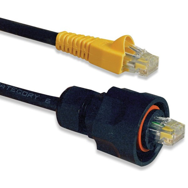 Шнур коммутационный Siemon, неэкранированный, RJ45/RJ45, кат. 6, PVC, 3м, чёрный, (XC6-03M-B05)