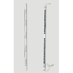 Блок силовых розеток Eurolan, вертикальный, Shuko х 18, вход IEC 320 C20, 42U, 44х50х1900 (ШхГхВ), 16А, фильтр защиты, чёрный, без шнура