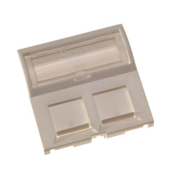 Модуль розеточный Nexans LANmark-5, 45x45, 2хRJ45, кат. 5е, PCB, экр., цвет: белый