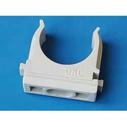 Держатель с защелкой DKC, ППЛ, D16 мм, цвет серый