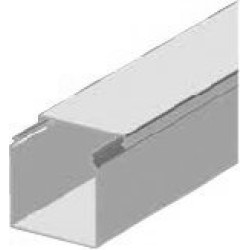 Кабель-канал Рувинил 40х40, без перегородок, с крышкой, белый