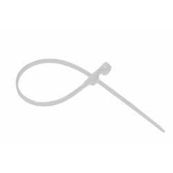 Стяжки кабельные под винт Rexant, 3,6х150 мм, 100 шт, цвет: белый