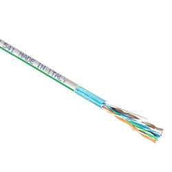 Кабель витая пара Cavel LAN, F/UTP, 4 пар., кат. 5е, 100МГц, d 6 мм , AWG24, PVC, 300м, бухта, цвет: серый