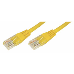 Шнур коммутационный Rexant, неэкранированный, RJ45/RJ45, кат. 5е, 100 МГц, PVC, 0.5м, жёлтый Шнур коммутационный Rexant, неэкранированный, RJ45/RJ45, кат. 5е, 100 МГц, PVC, 0.5м, жёлтый