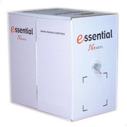 Кабель витая пара Nexans Essential-5, F/UTP, 4 пар., кат. 5e, 100МГц, D 5,9 мм , AWG24, LSZH, 1000м, катушка, цвет: оранжевый