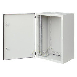 Шкаф телекоммуникационный настенный Zpas SWJ, 19, 4U, 248х600х300 (ВхШхГ), дверь: металл, сварной, цвет: серый