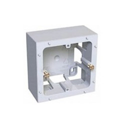 Коробка открытого монтажа Schneider Electric, цвет: белый, размер наружный: 80x80x40