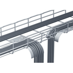 Спуск для кабеля Cablofil, внутренн., для проволочных лотков, длина 90 мм, сталь, м. Сендзимира