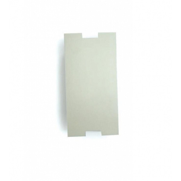 Фальш-панель AMP, 1х универсальный, 22,5x45, 22,5x45, плоская, цвет: белый