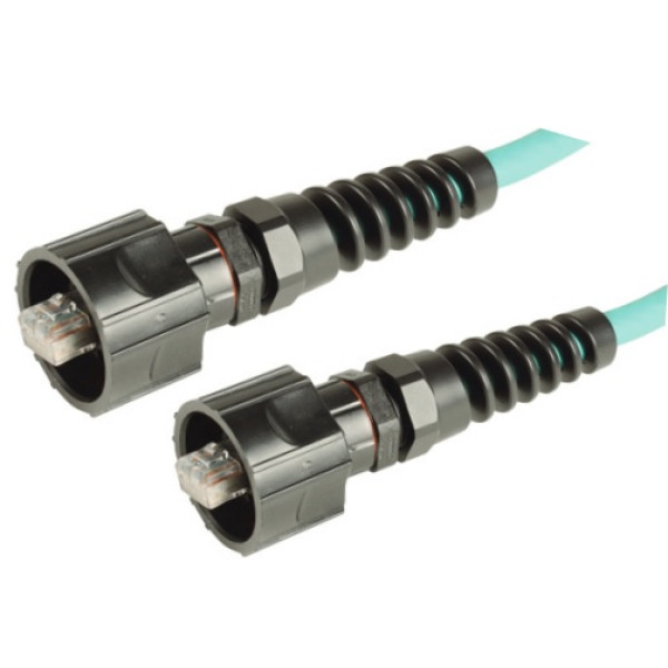 Шнур коммутационный Siemon, экранированный, RJ45/RJ45, кат. 5е, PVC, 5м, синий, (XC5S-05M)