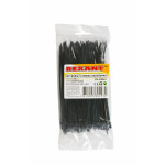 Стяжки кабельные Rexant, неоткрываемые, 3х150 мм, 100 шт, цвет: чёрный