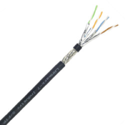 Кабель витая пара Nexans LANmark Industry, S/FTP, 4 пар., кат. 6A, 600МГц, d 8,6 мм , AWG23, LSZH+PE, 500м, катушка, цвет: чёрный