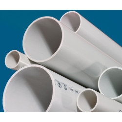 Труба жесткая DKC гладкая, ПВХ, тяжелая, D20 мм, цвет серый, 3 м